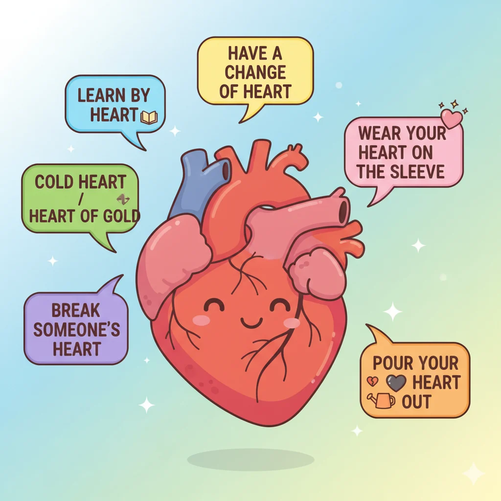 idioms with the word heart