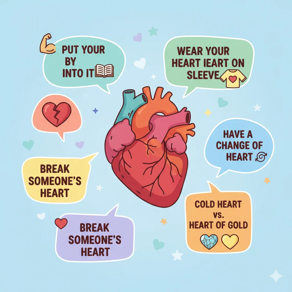 idioms with the word heart
