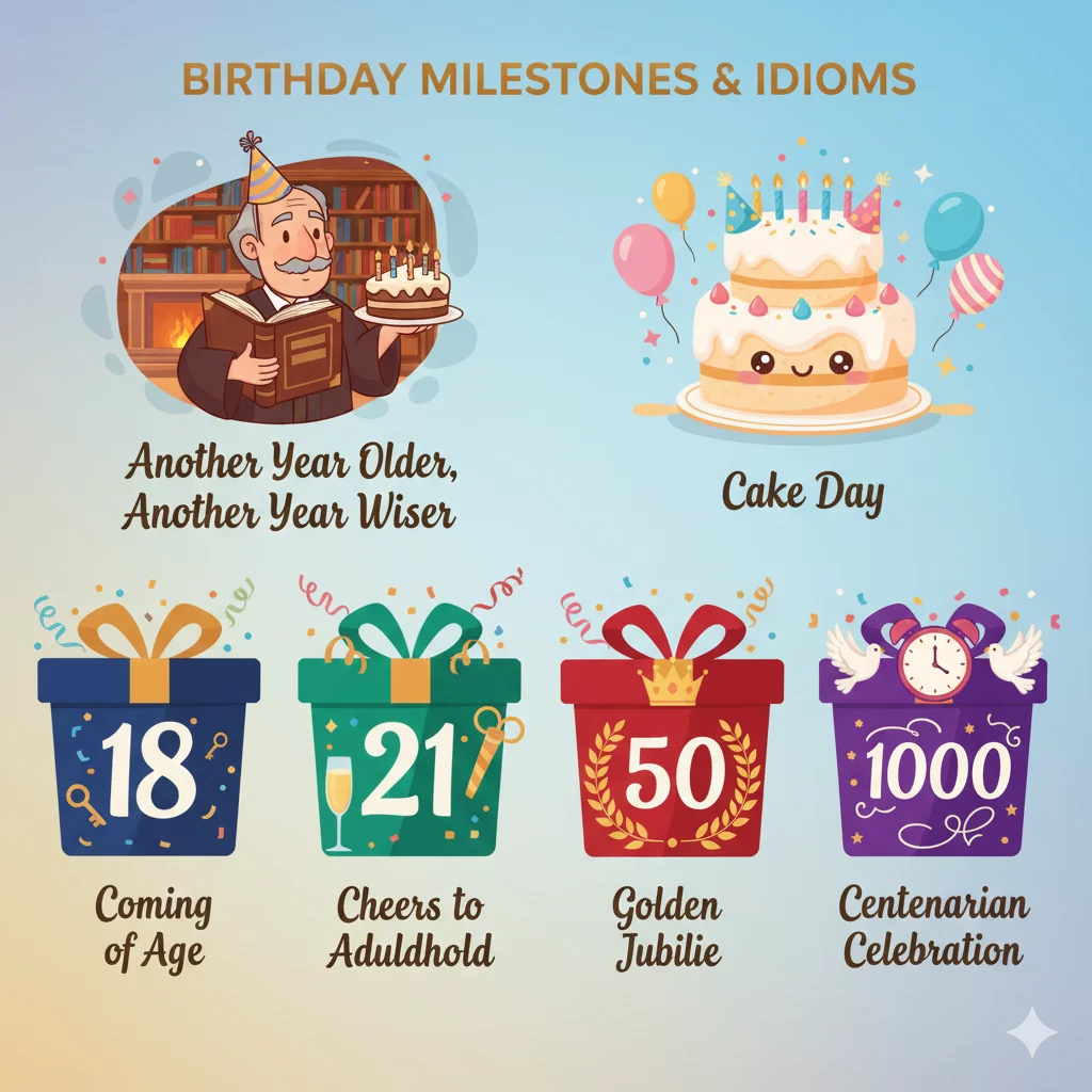 idioms for birthdays