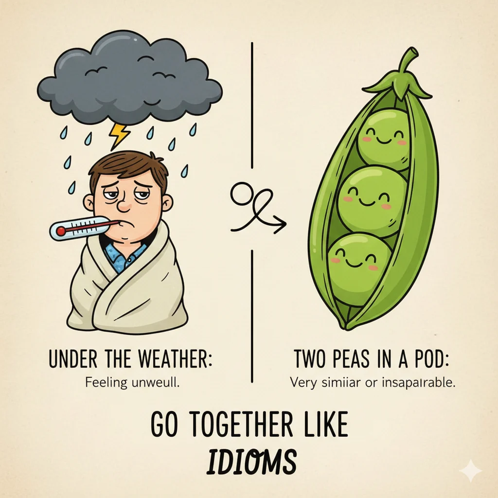 go together like idioms