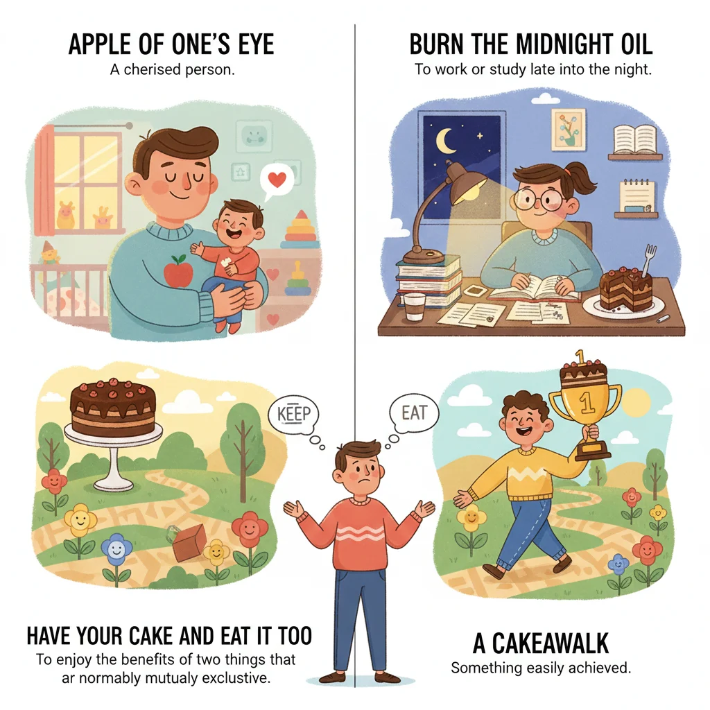 idioms about cake