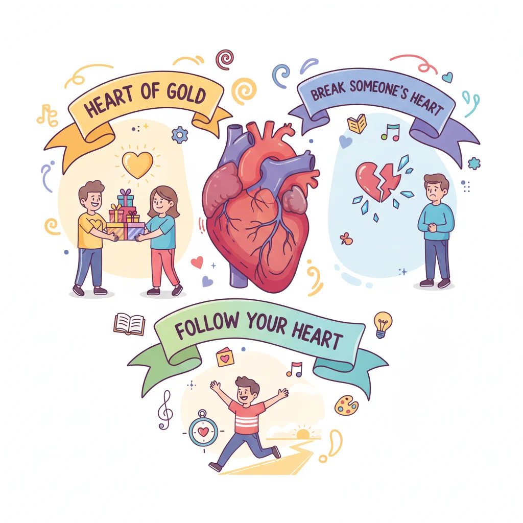 idioms about the heart