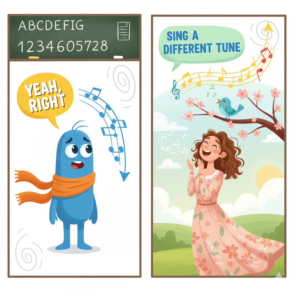 idioms about singing