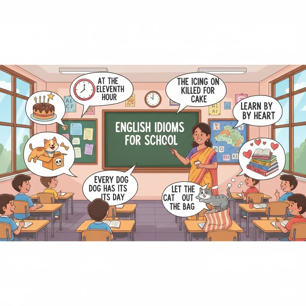 idioms for school