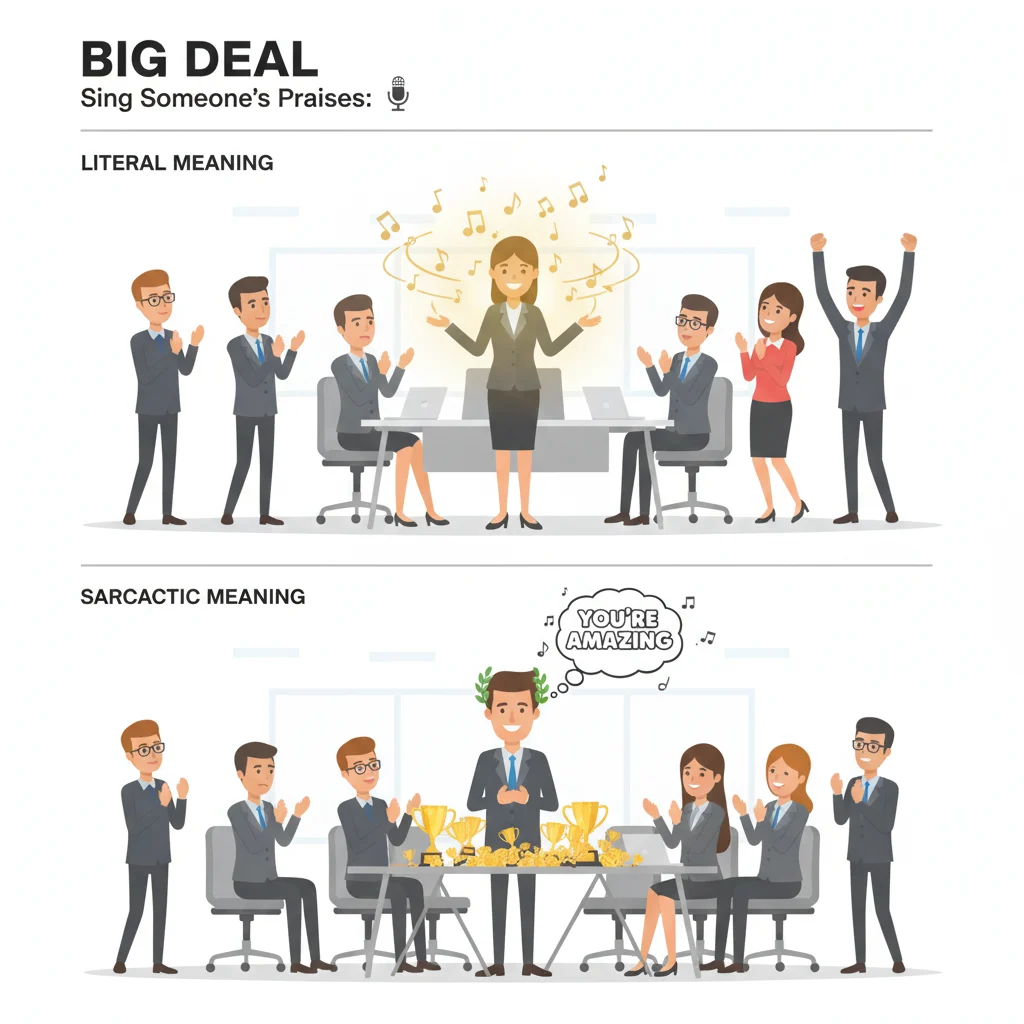 idioms about singing