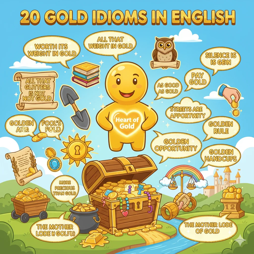 idioms gold
