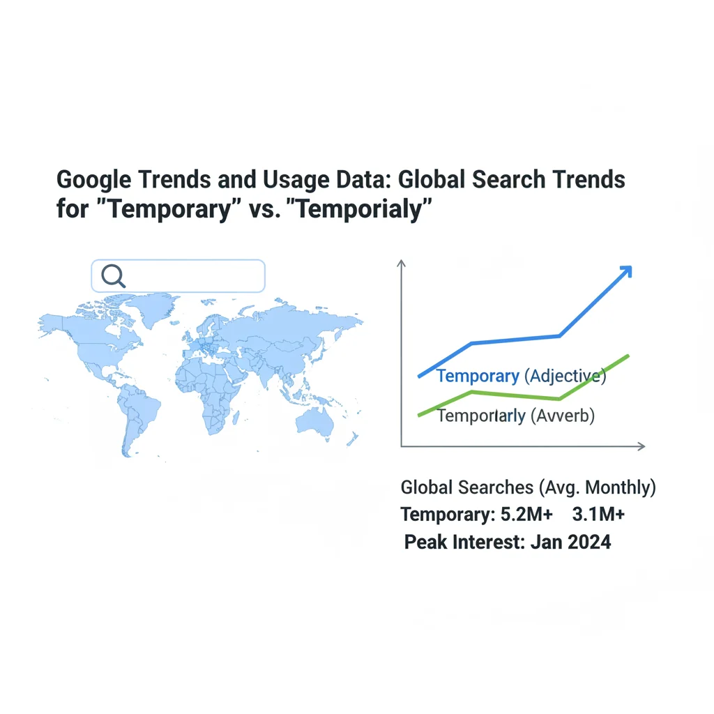 temporarily or temporary