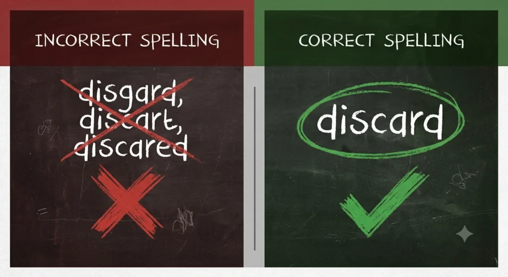 disgard or discard