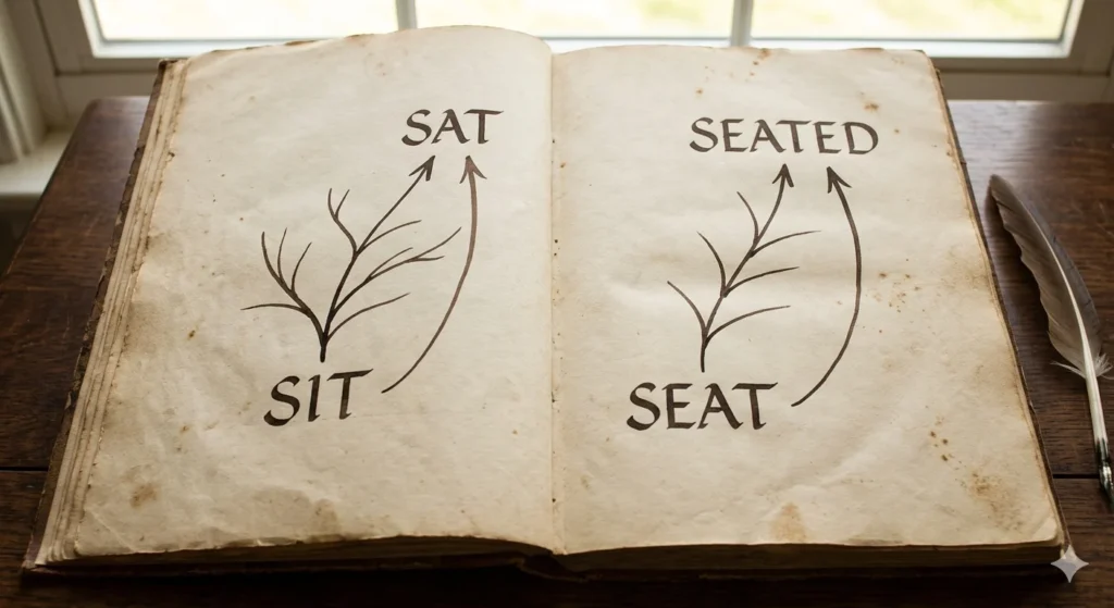 sitted or seated