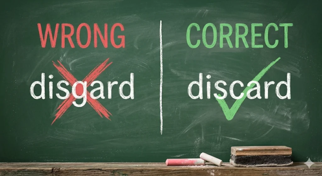 disgard or discard
