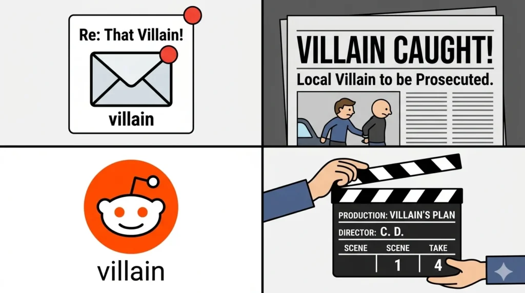 villian or villain
