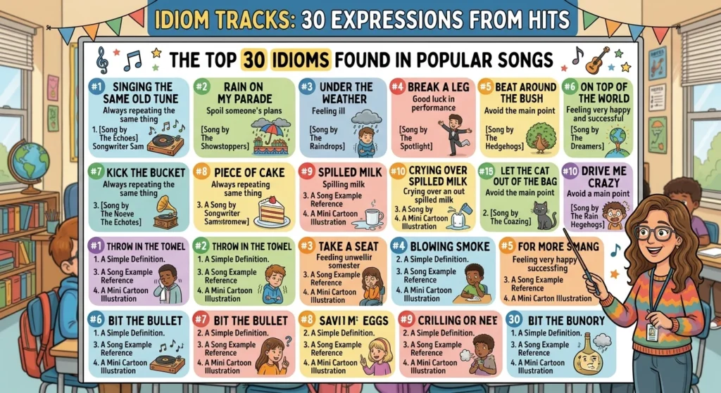 songs with idioms lyrics
