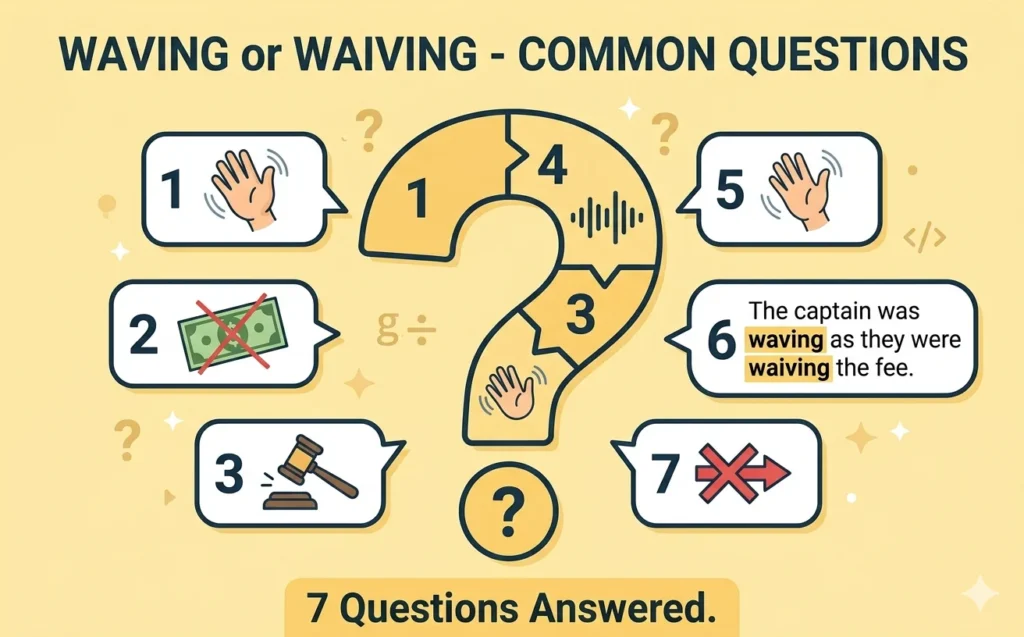 waving or waiving