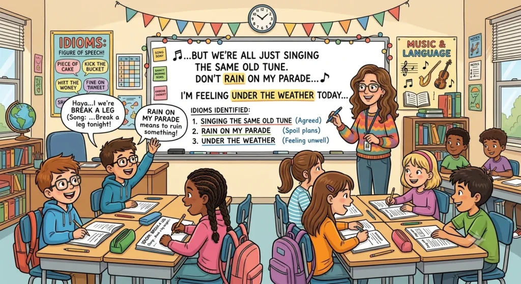 songs with idioms lyrics
