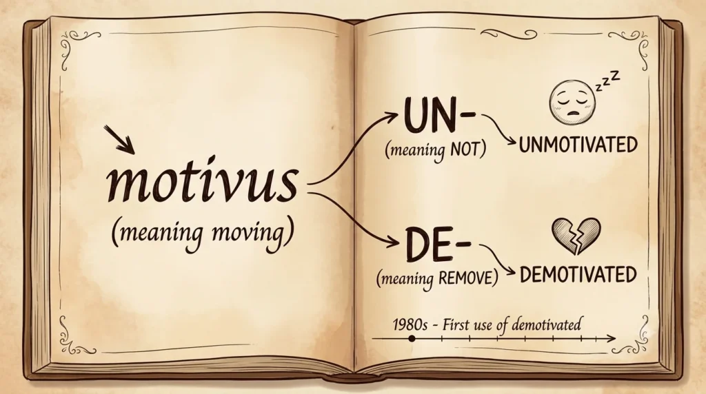unmotivated or demotivated