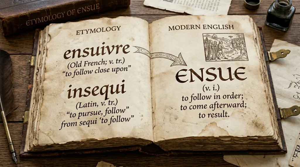 insue or ensue
