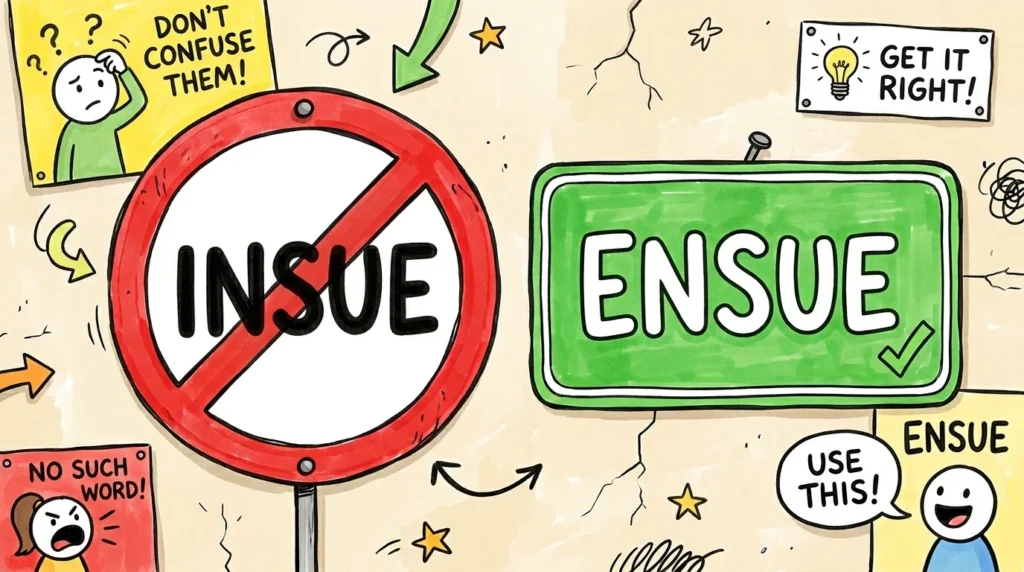 insue or ensue