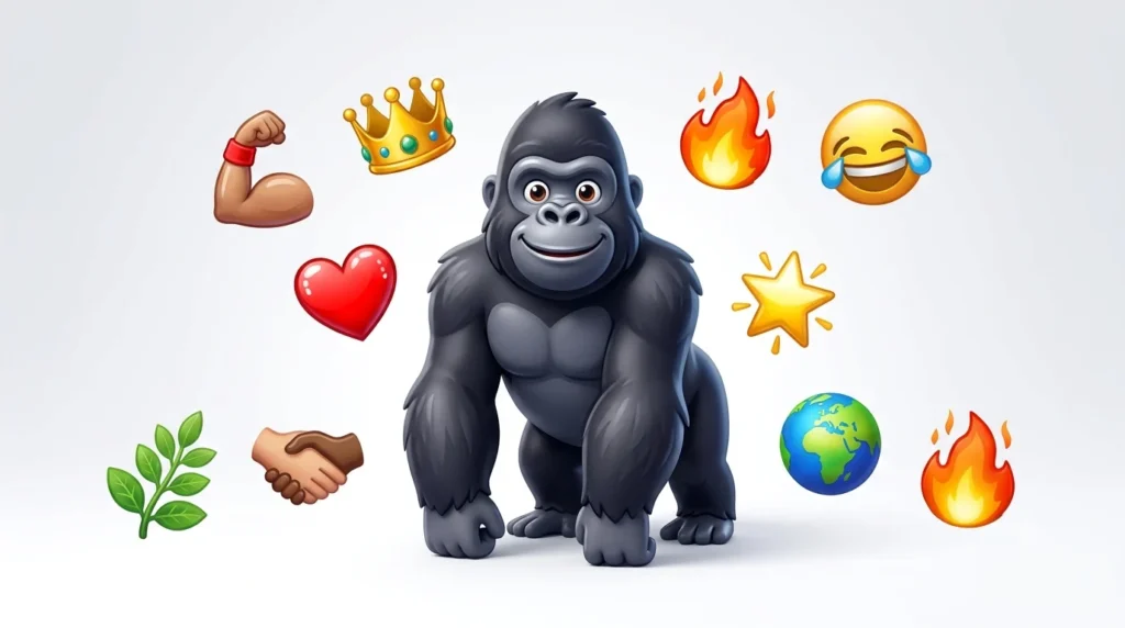 gorilla emoji