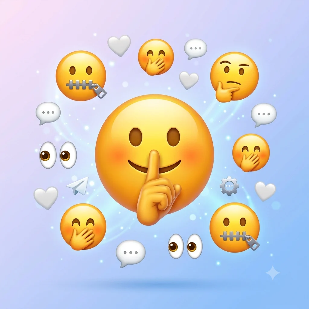 shush emoji