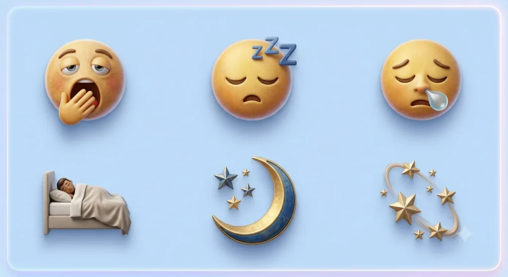 yawn emoji