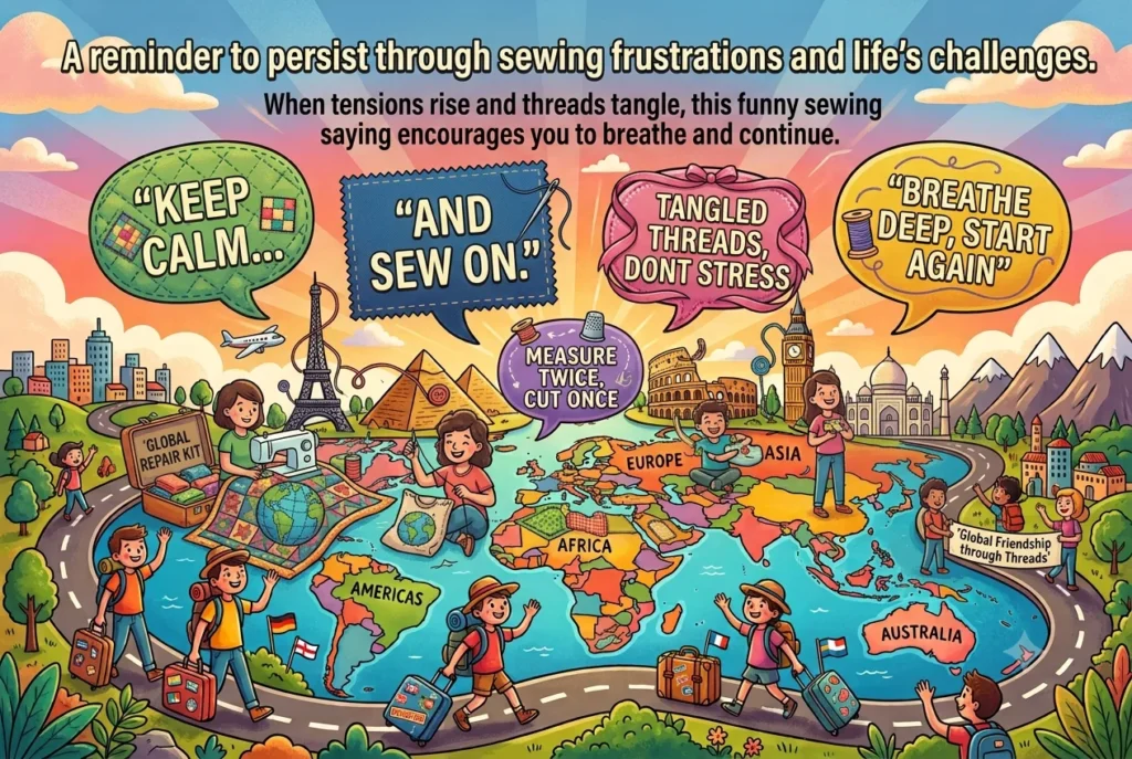 sewing phrases and idioms