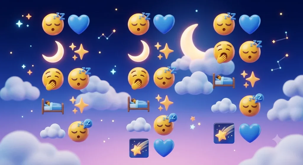 sleepy emoji