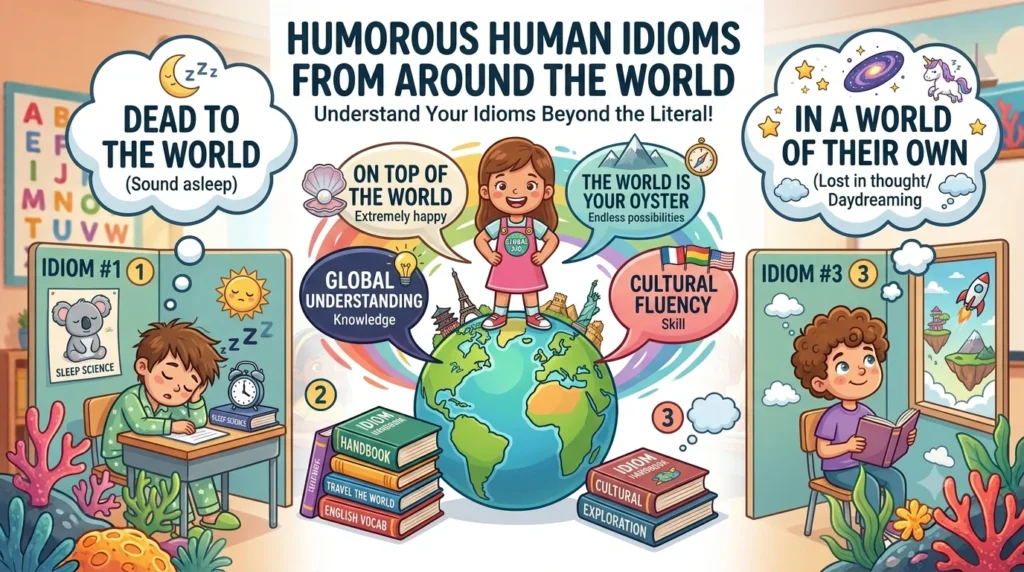 idioms with world