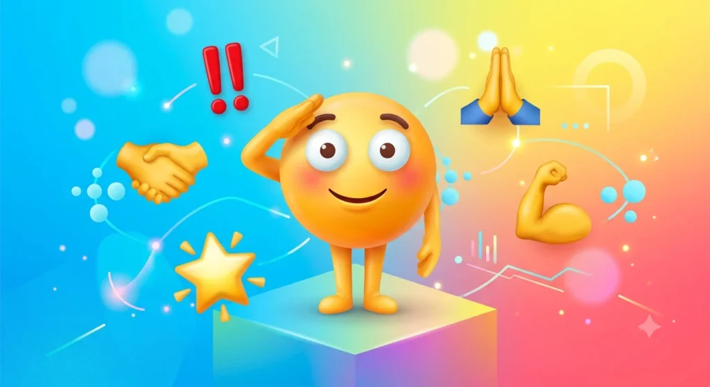 saluting emoji