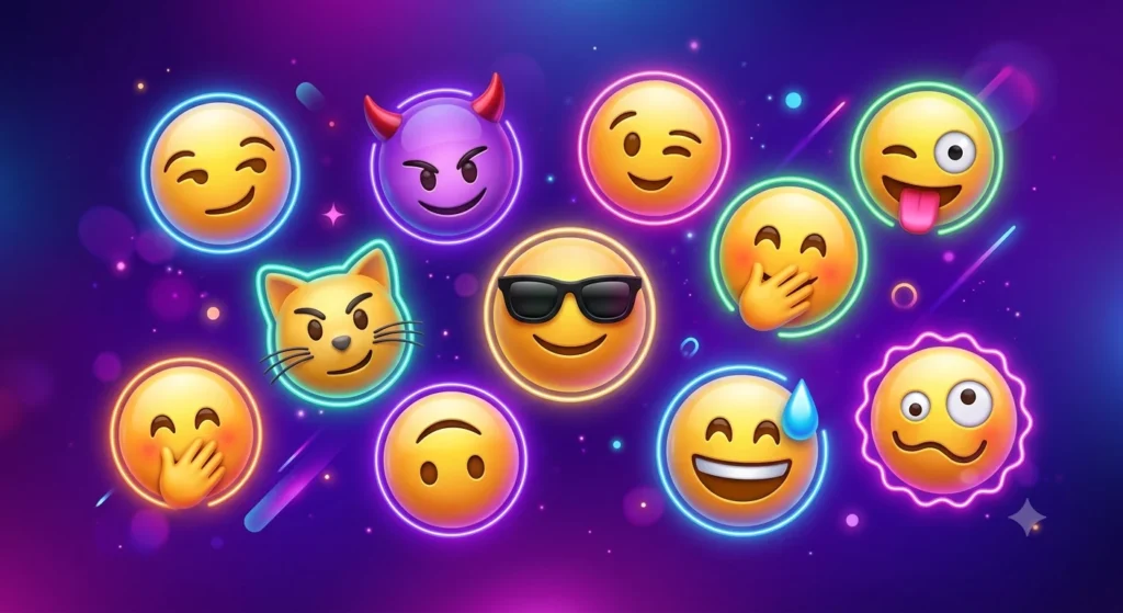 mischievous emoji