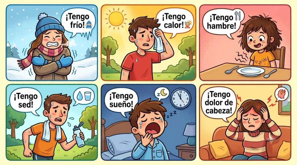 spanish tener idioms