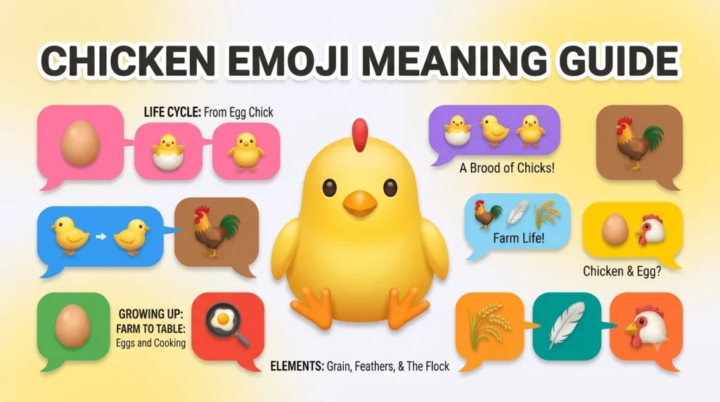 chicken emoji