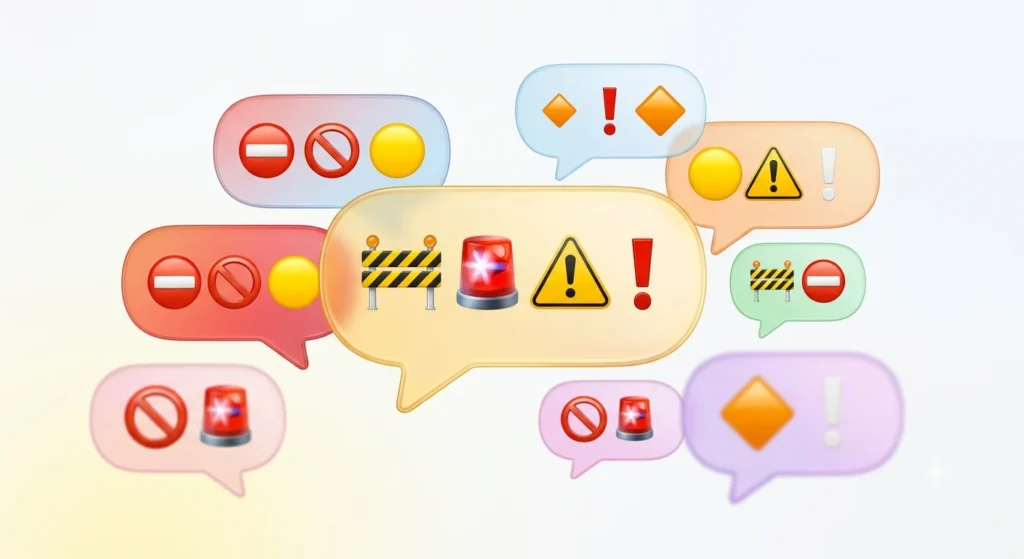 caution emoji
