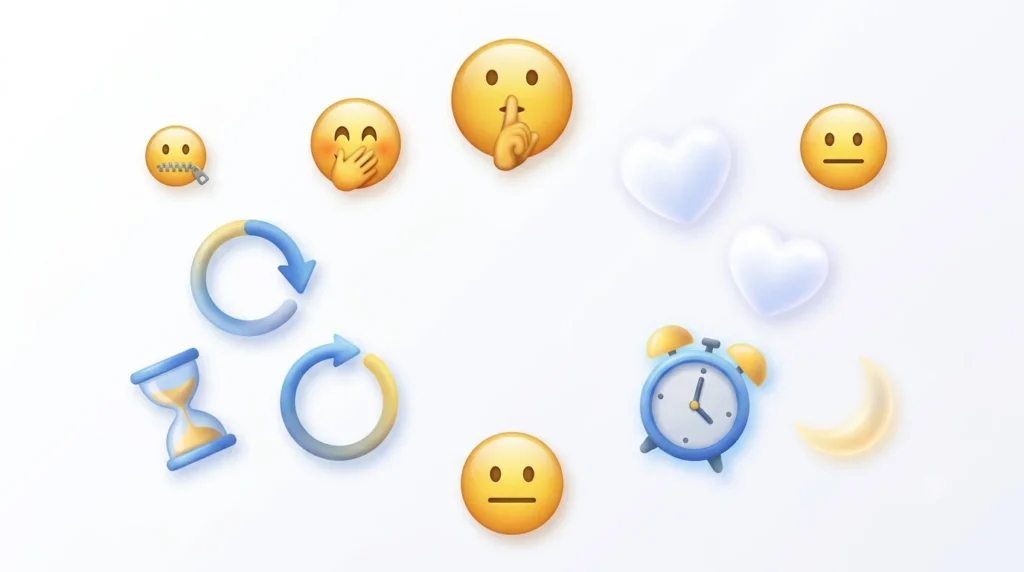 quiet emoji