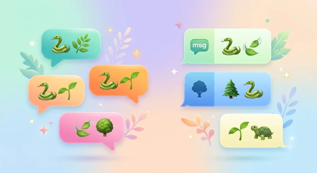 snake emoji