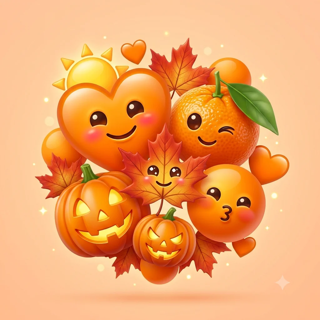 orange emoji