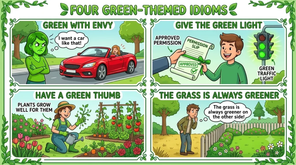 colors idioms