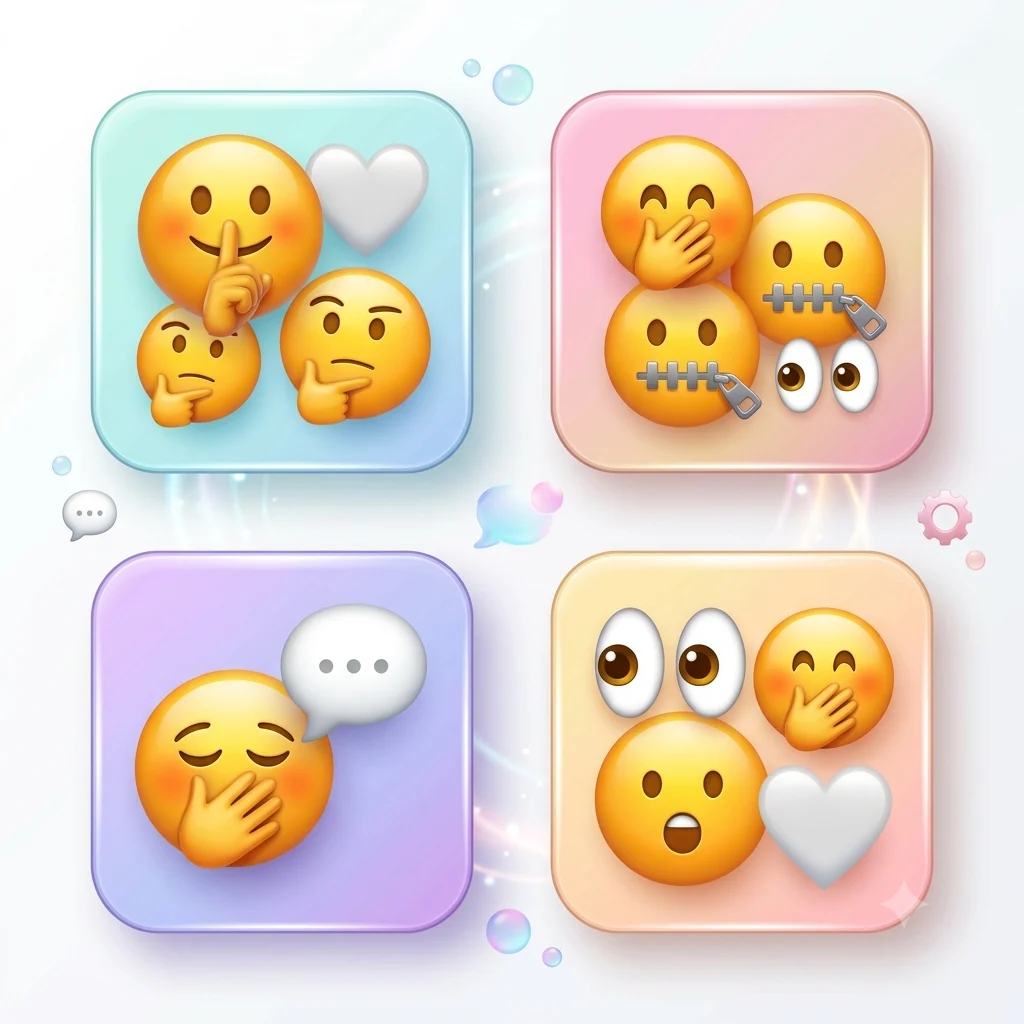 shush emoji