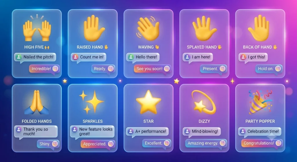 high emoji