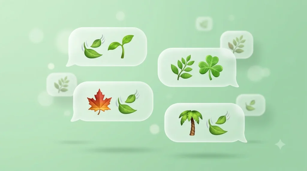leaf emoji