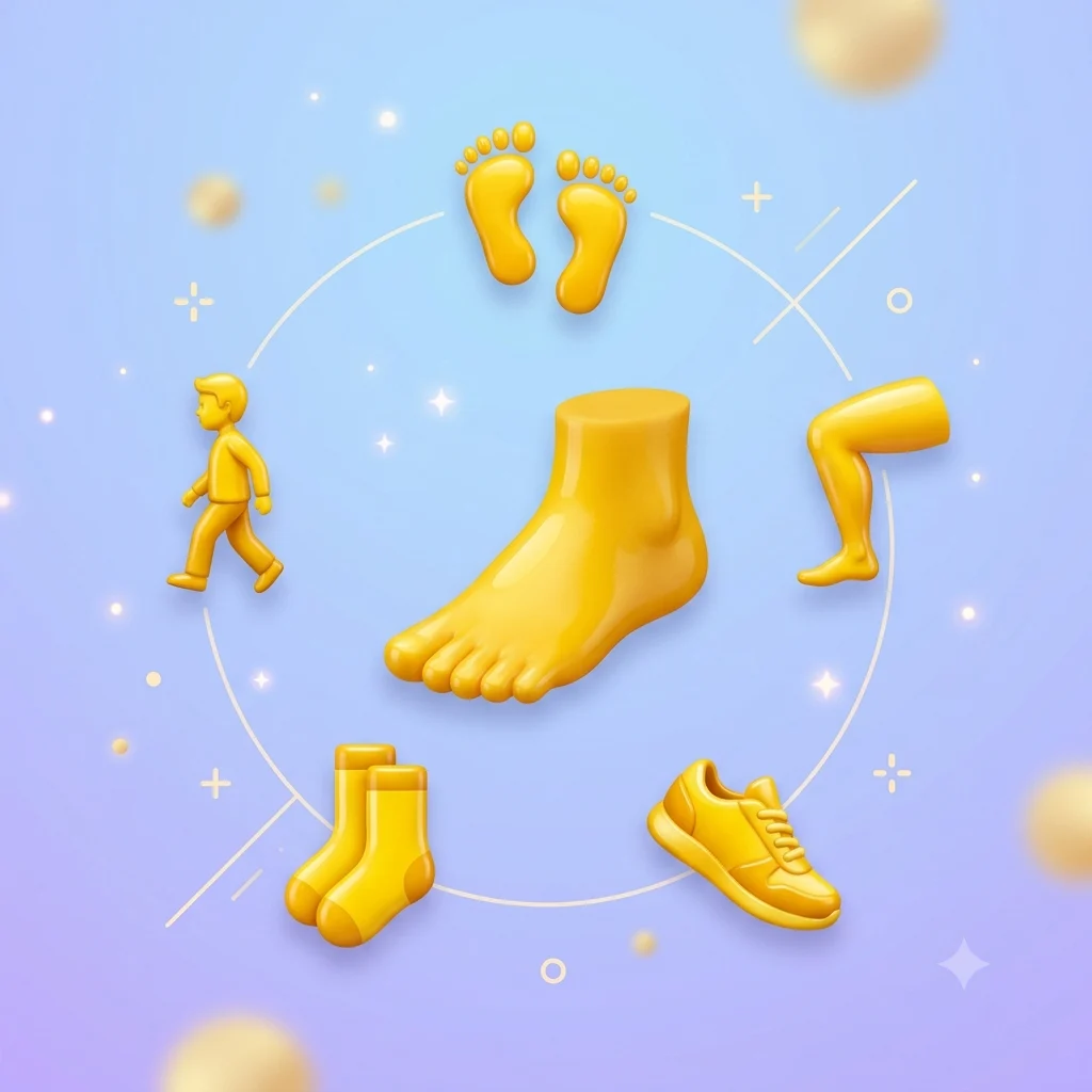 foot emoji