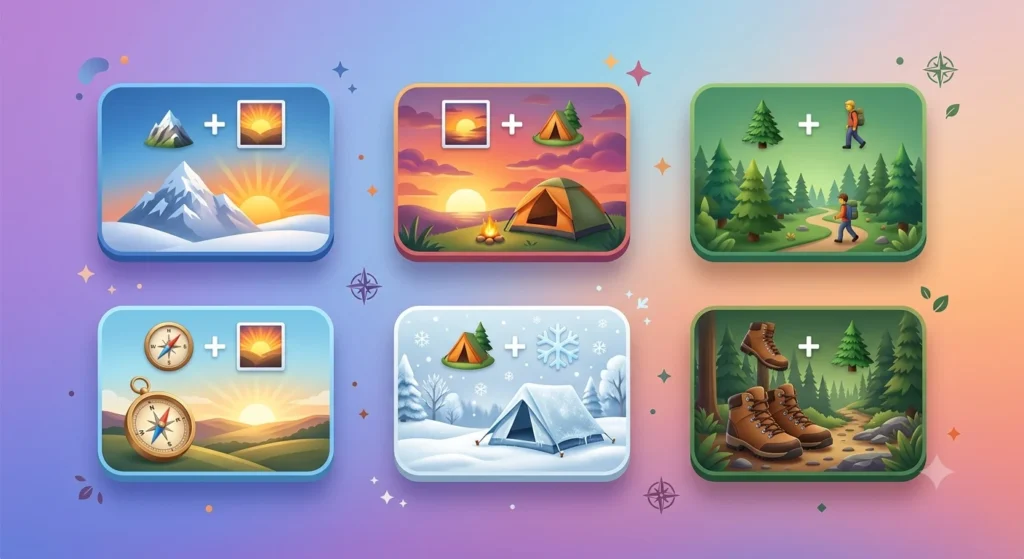 mountain emoji