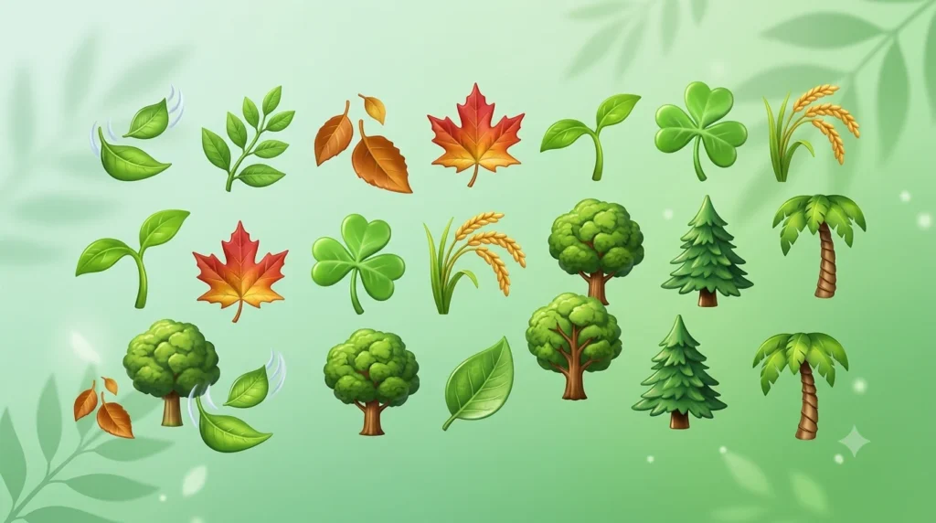leaf emoji