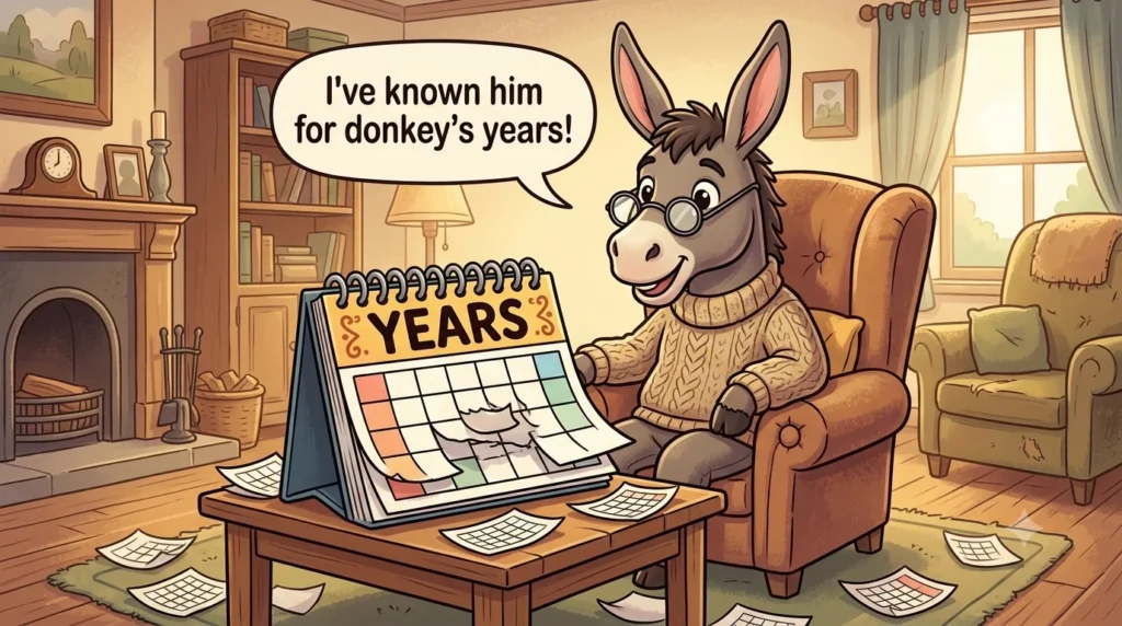 idioms for a long time