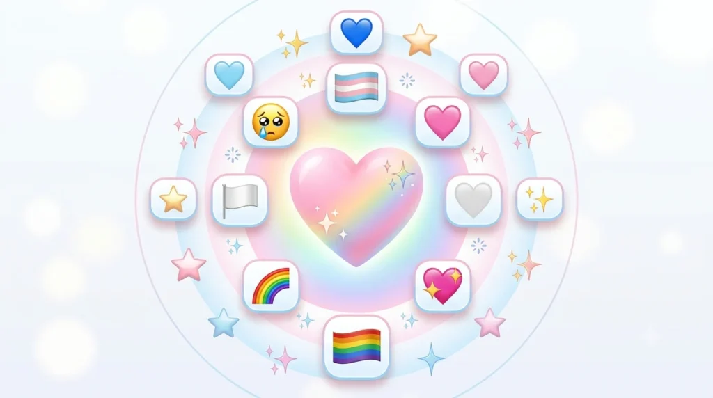 trans flag emoji