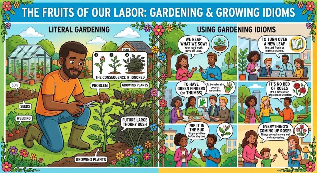 gardening idioms