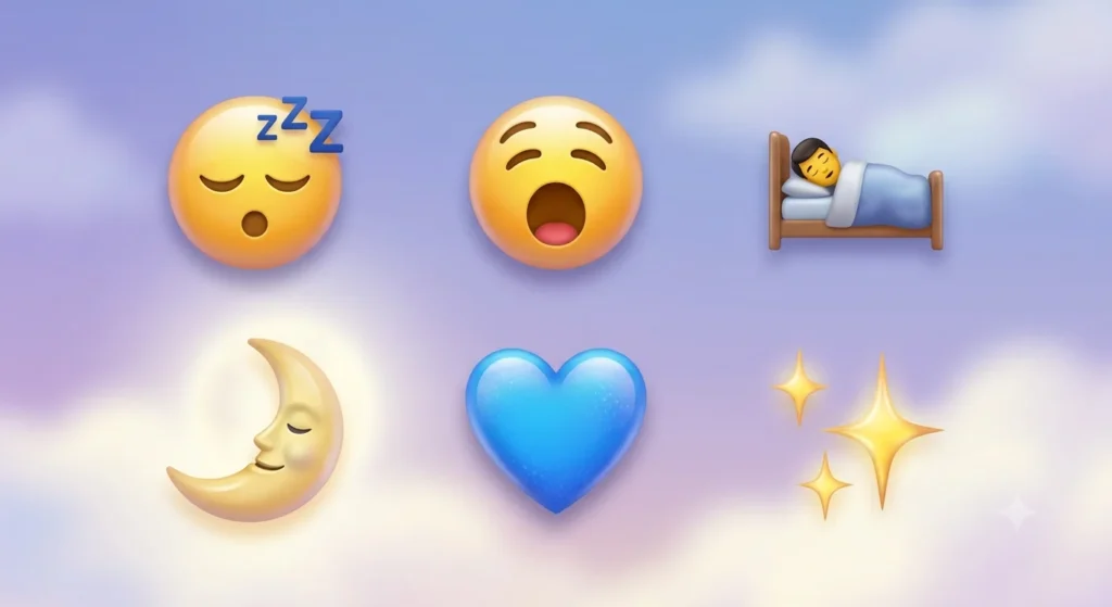 sleepy emoji