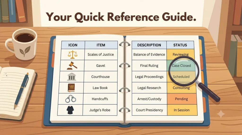 court idioms