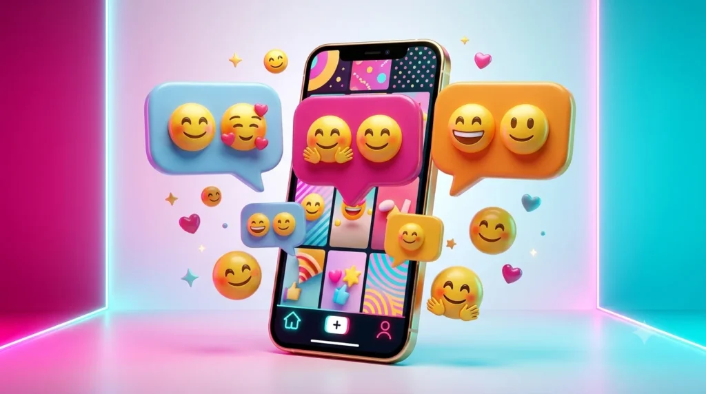 tiktok happy emoji