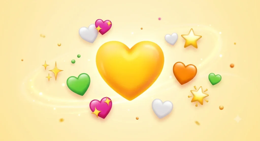 yellow heart emoji meaning