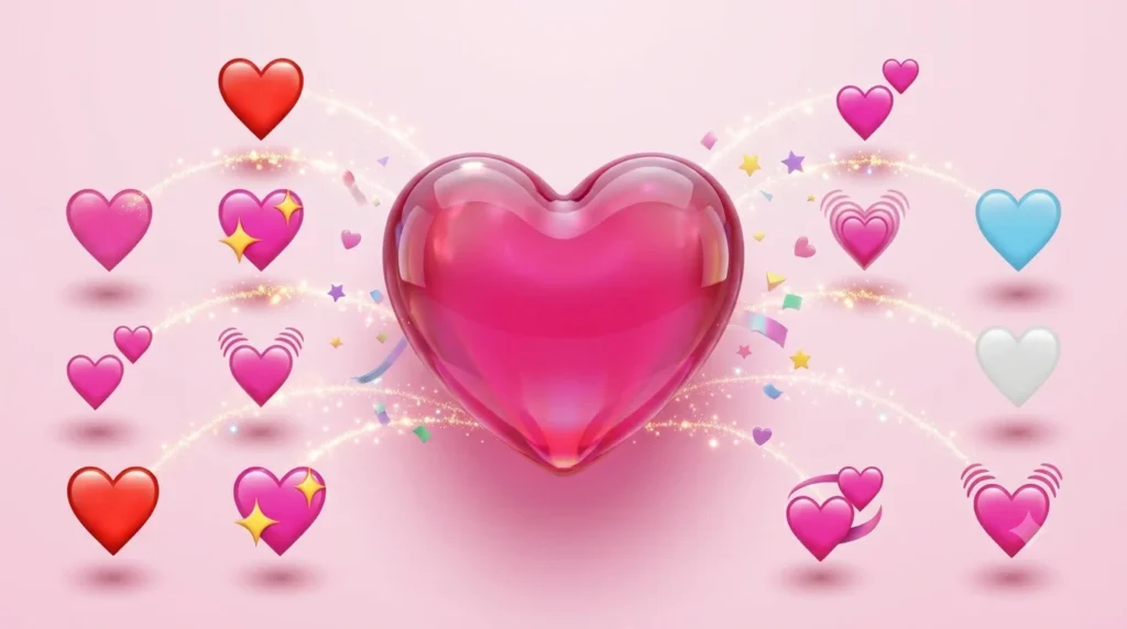 pink heart emoji meaning